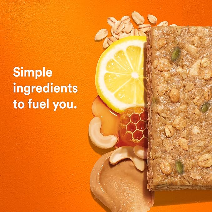 RXBAR Nut Butter and Oat Protein Bars, Protein Snacks, Snack Bars, Lemon Honey Cashew Butter, 23.2oz Box (12 Bars)