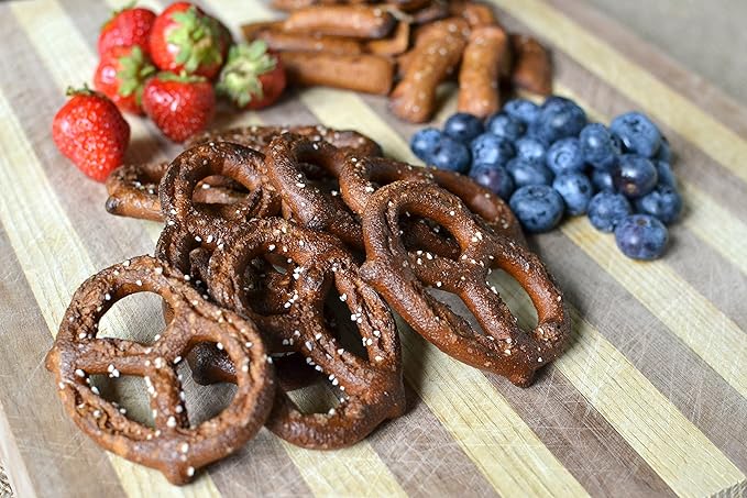 Unique Pretzels - Sprouted Splits Pretzels, Homestyle Baked, Certified OU Kosher and non-GMO, 8 Ounce Bag