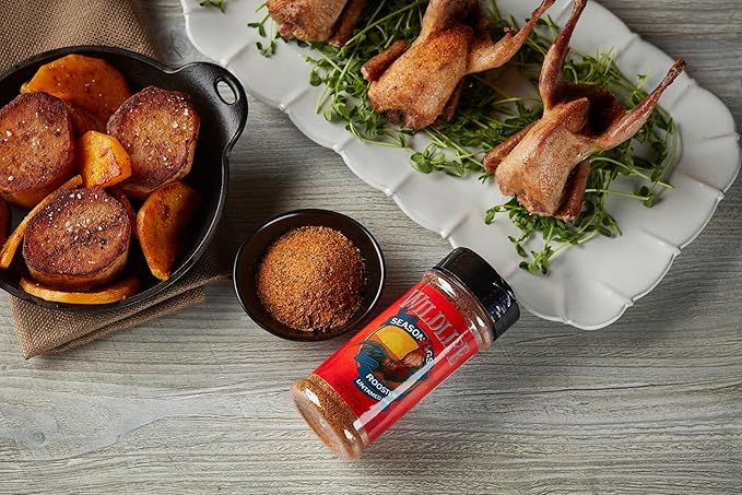 Wildlife Seasonings Rooster Untamed Rub - Zesty Dry Rub Seasoning for Chicken, and Pork, Perfect for BBQ, Grilling, and Roasting with Bold and Robust Flavor