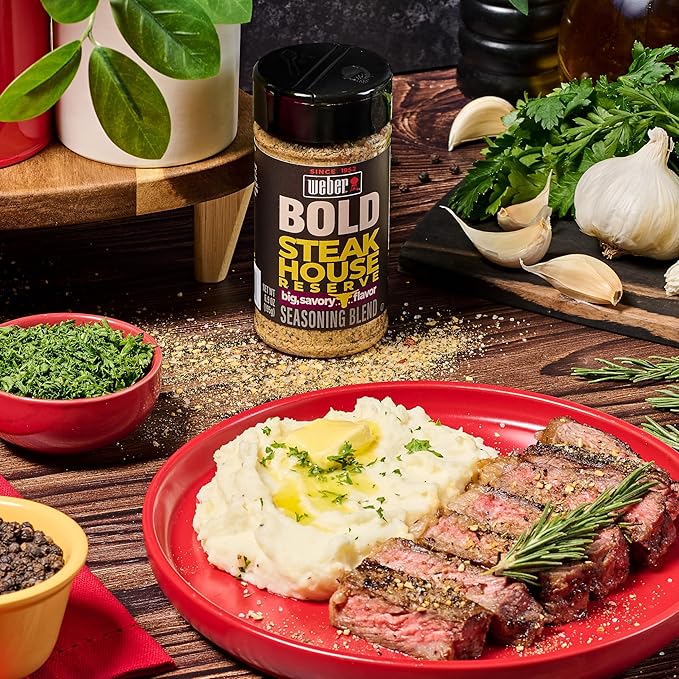 Weber BOLD Steakhouse Reserve Seasoning Blend, 6.9 oz
