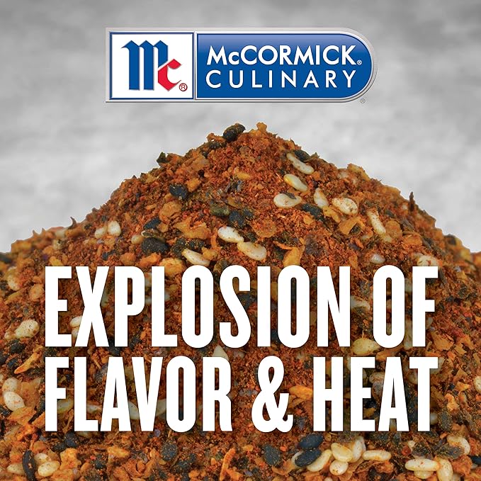McCormick Culinary Japanese Seven Spice, 16.5 oz - One 16.5 Ounce Container of Japanese Seven Spice Seasoning with an Herbal-Citrusy Umami Flavor, Perfect in Dressings, Broths, Rice and More