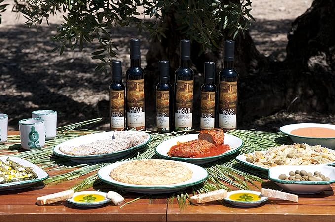 Castillo de Piñar Virgin Olive Oil VIRGIN 100% PICUAL. NON-GMO. All Natural (500ml)