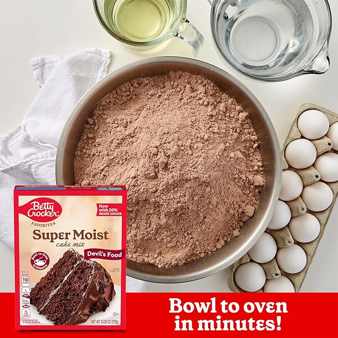 Betty Crocker Favorites Super Moist Devil???Food Cake Mix, 13.25 oz
