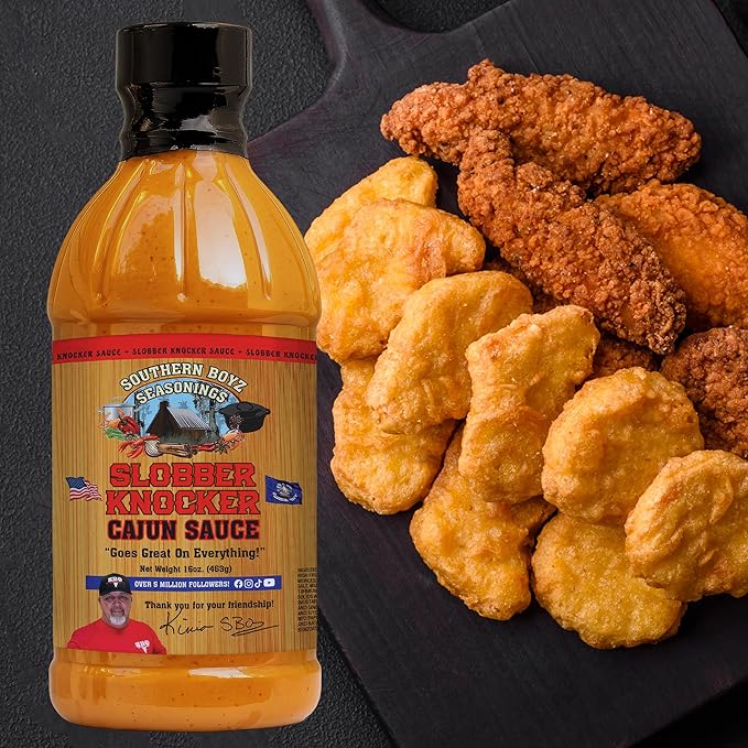 Slobber Knocker Cajun Sauce, 16 oz