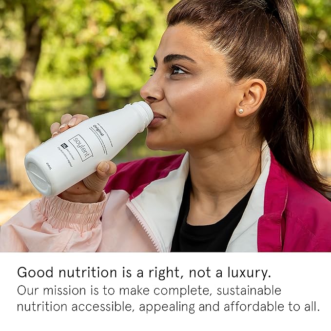 Soylent Original Meal Replacement Shake, Ready-to-Drink Plant Based Protein Drink, Contains 20g
