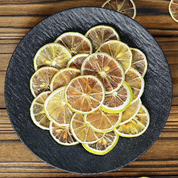 Dried Lime Slices,3oz/85g,Dehydrated Fruit For Cocktails,100% Natural No Additives No Sugar Added,Natural And Pure Taste,Cocktail Garnishes For Drinks,For Cake Decoration,Candle Crafts,Tea,Table Scatters , Baking Cooking