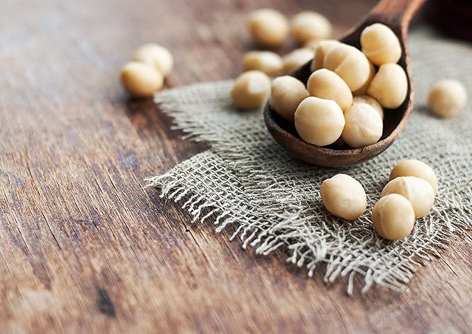 Food to Live Organic Whole Macadamia Nuts, 2 Pounds – Non-GMO, Raw, Shelled, Unsalted, Kosher, Vegan, Bulk. Keto Snack. Buttery Flavor. Good Source of Fiber, Healthy Fats. Perfect for Desserts.