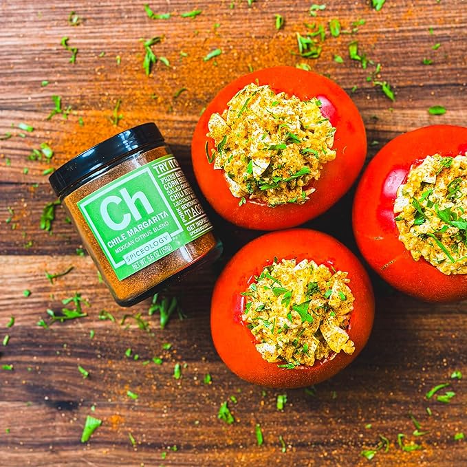 Spiceology - Chile Margarita Mexican Citrus Spice Blend - Chili Lime Taco Seasoning - Use On: Tacos, Black Beans, Chicken, Steak, Fish, Rice Chili, Pork, Corn or French Fries - 5.9 oz