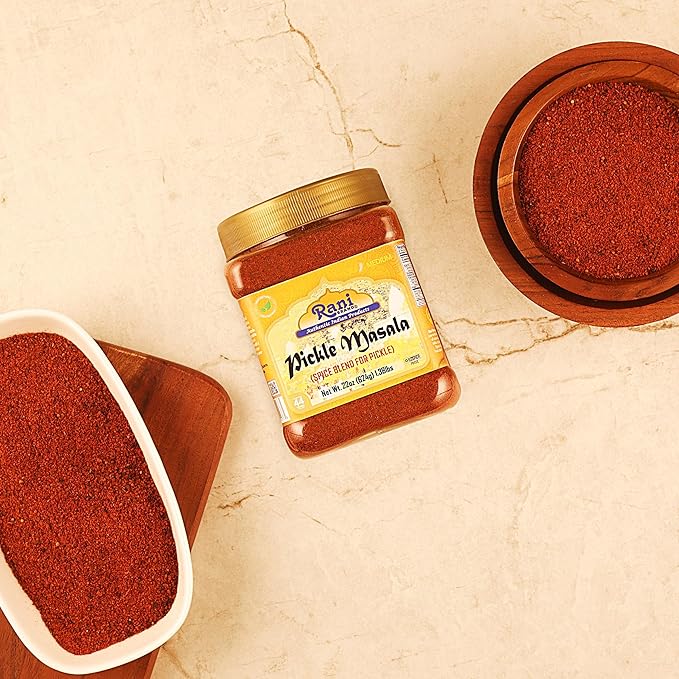 Rani Pickle (Achar) Masala Indian Spice Blend 22oz (1.375lbs) 624g PET Jar ~ Vegan | Gluten Friendly | NON-GMO | Kosher | No colors | Indian Origin