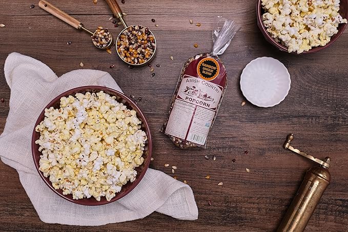 Amish Country Popcorn | 1 lb Bag | Rainbow Popcorn Kernels | Old Fashioned, Non-GMO and Gluten Free (Rainbow - 1 lb Bag)