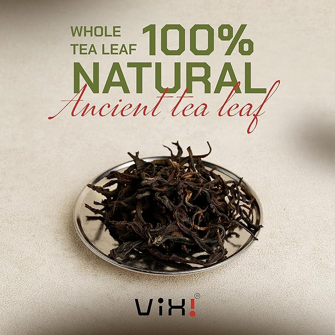 VIXI Black Tea Loose Leaf, (16.00 Oz), Vietnam's Mountain Tea, Bold Flavored, Taste Like Assam, Dried Whole Full Large Leaves, Sugar Free, 100% Natural from Ancient Tea Tree