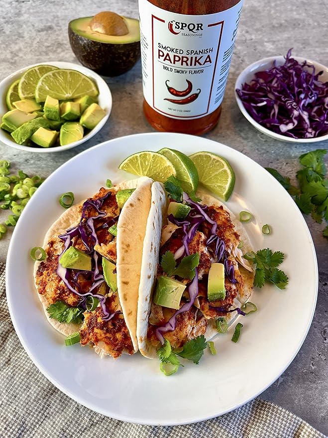 Smoked Paprika XL 7 Ounce Jar Gourmet Restaurant Grade Bold Smoky Spanish Paprika Flavor by SPQR Seasonings