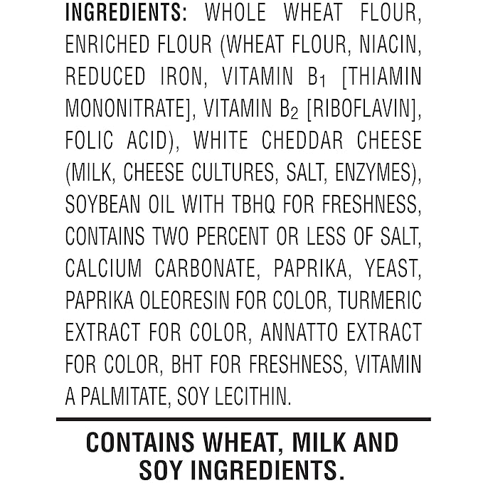 Cheez-It Cheese Crackers, Baked Snack Crackers, Made with Whole Grain, Original (175 Pouches)