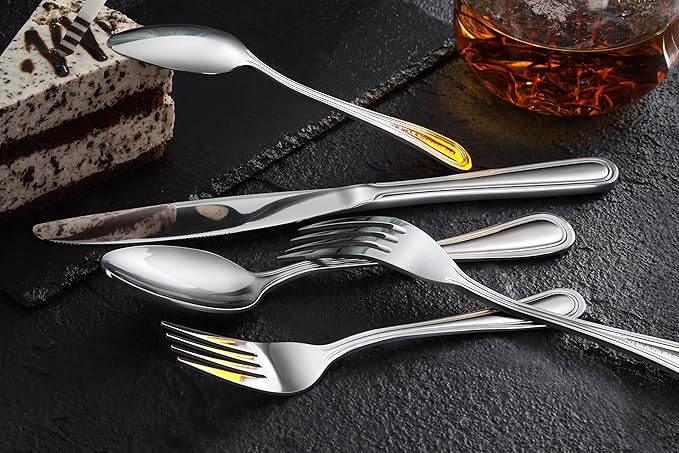 New Star Foodservice 1029871 Slimline Pattern, 18/0 Stainless Steel, Coffee Spoon, 4.75-Inch, Set of 12