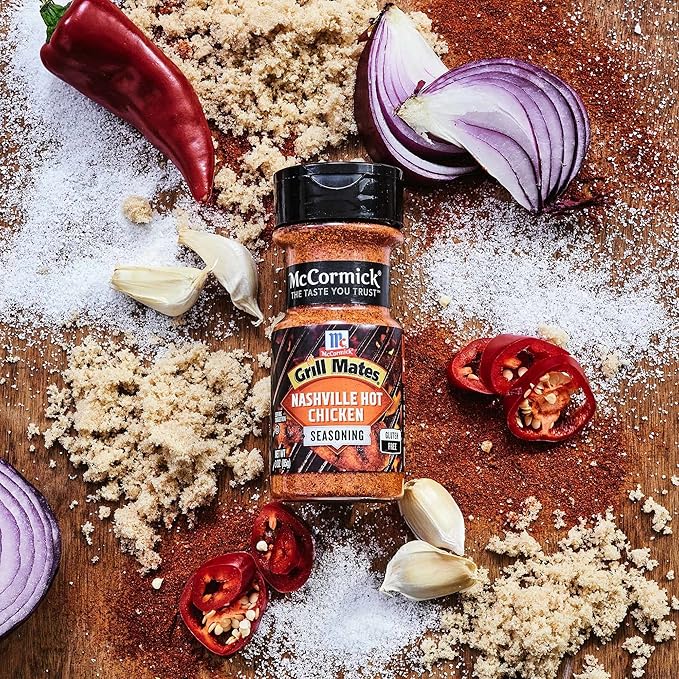 McCormick Grill Mates Nashville Hot Chicken Seasoning, 3 oz (Pack of 6)
