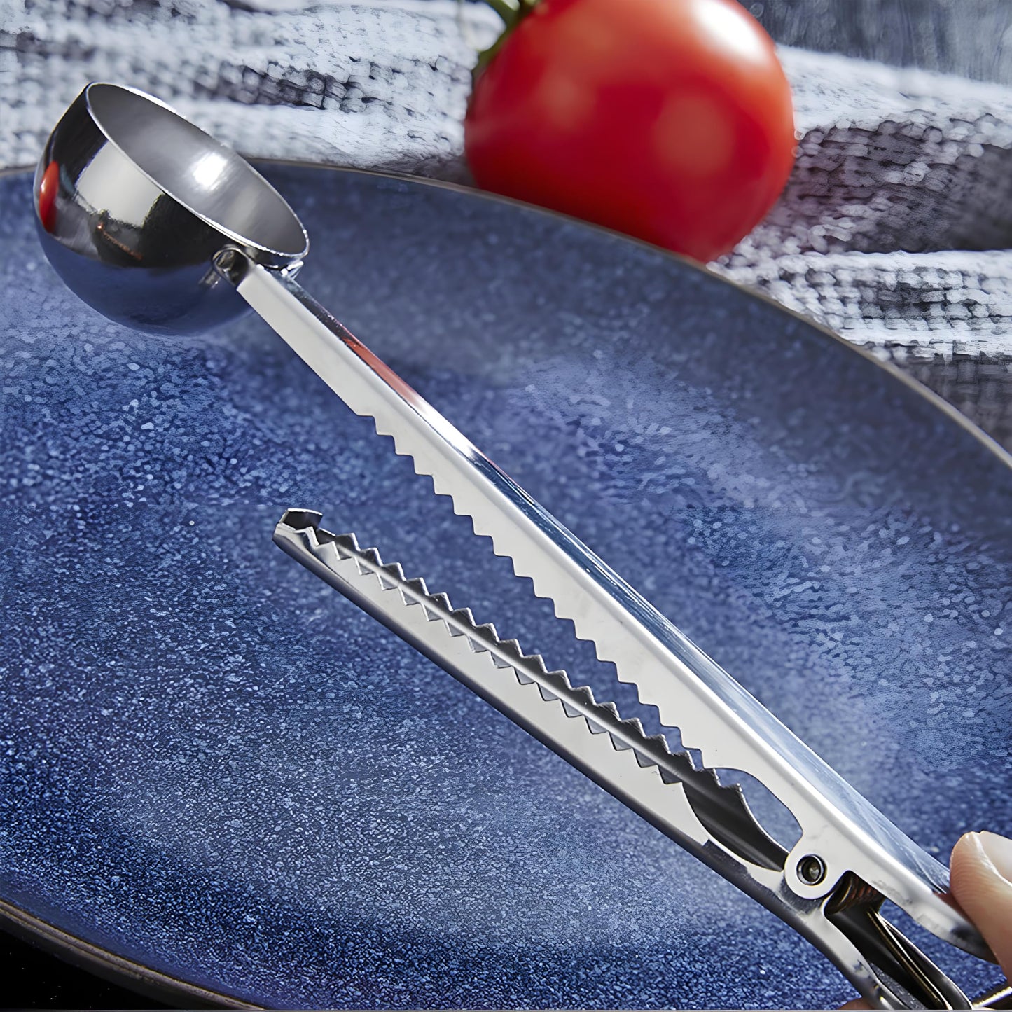 Coffee Scoop Spoon with Bag Clip, Silver, 2 Pcs, 1 Tbsp, 15ML