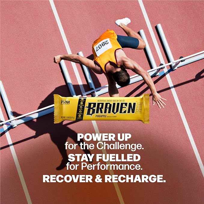 Braven Bar Variety Pack Energy Bars (1.59 oz, Pack of 10) ??Energy Chews with 5g Protein ??On-the-Go Snacks for Running, Hiking, and Sports - Gluten Free Snacks for Sustained Boost