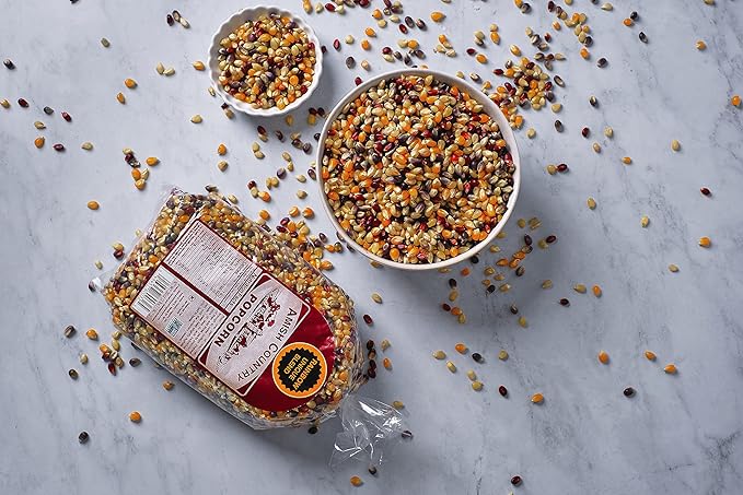 Amish Country Popcorn | 2 lb Bag | Rainbow Popcorn Kernels | Old Fashioned, Non-GMO and Gluten Free (Rainbow - 2 lb Bag)