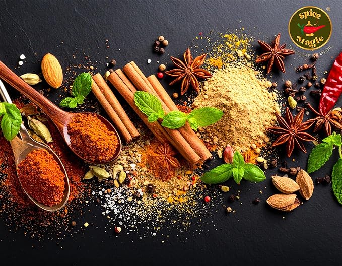 Spice Magic Garam Masala Powder 3.5oz (100g) | Indian Spice Blend | 100% All-Natural, Salt-Free, Vegan, Non-GMO