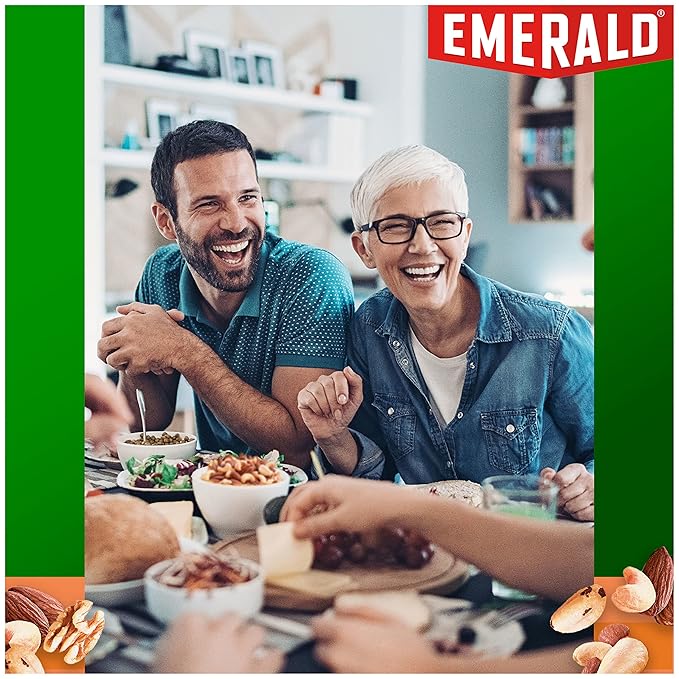 Emerald Nuts Deluxe Mixed Nuts (1-Pack), Features Roasted and Salted Nuts, Including Almonds, Cashews, Walnuts, Brazil Nuts and Pecans, 5oz Resealable Bag