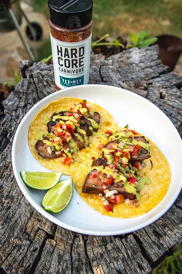 Hardcore Carnivore Tex Mex:Taco, Fajita Grilling Seasoning (10.75 oz Shaker) Texas-Made Spice Blend for Chicken, Beef and More