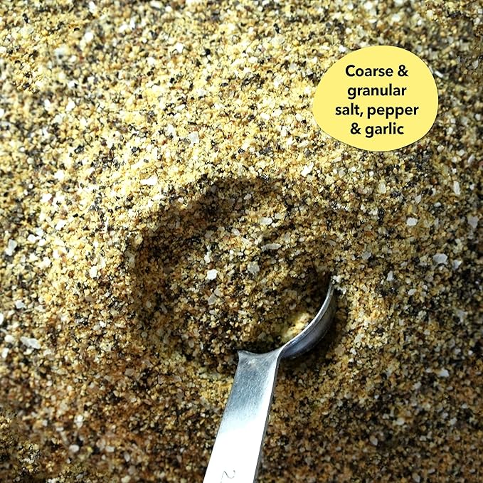 Spiceology – Salt Pepper Garlic (SPG) Seasoning – Premium Spice Blend for Beef, Pork, Poultry & Veggies – Ideal as Steak Rub, BBQ Seasoning & All-Purpose Meat Rub – 82 oz