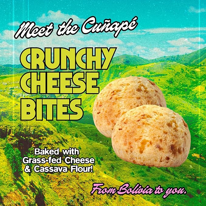 Cassavida Grain Free Crunchy Cheese Bites - Andean Aji Chili Flavoured | 1.5 Ounce (Pack of 3) | Gluten & Sugar-Free, Non-GMO Protein Snacks - Baked with 100% Grass-Fed Cheese & Cassava Flour