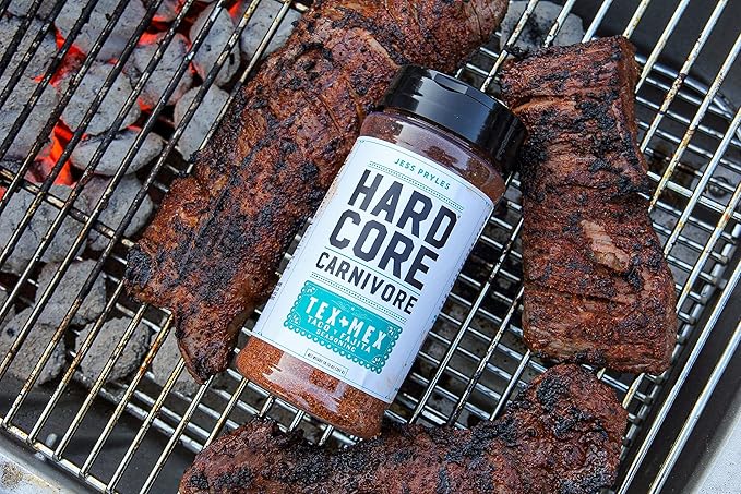 Hardcore Carnivore Tex Mex:Taco, Fajita Grilling Seasoning (10.75 oz Shaker) Texas-Made Spice Blend for Chicken, Beef and More