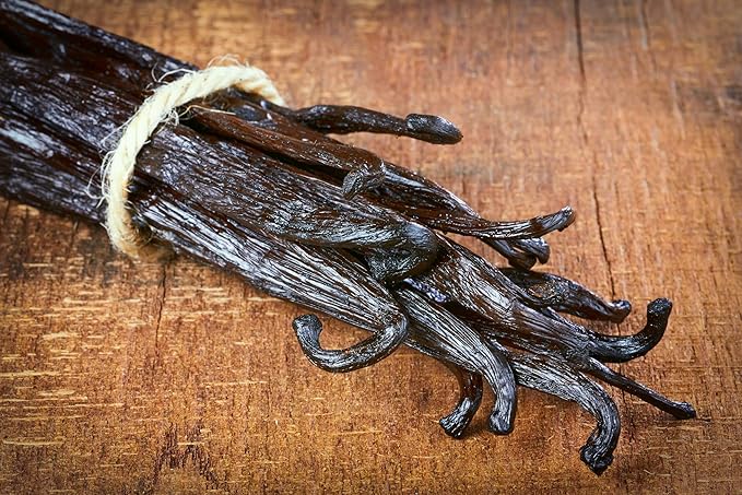 10 Organic Madagascar Vanilla Beans Whole Grade A Vanilla Pods for Vanilla Extract and Baking