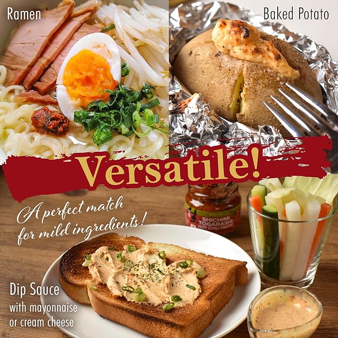 YAMASAN KYOTO UJI Japanese Shichimi Togarashi Hot Chili Paste, Aromatic Spicy and Umami Seasoning, Togarashi Seasoning, No Additives, Vegan, Delicious Condiments for Various Foods, Made in Japan 70g(2.4oz)