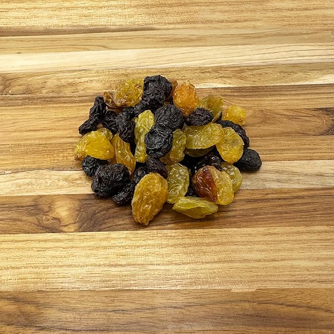 FirstChoiceCandy Jumbo Seedless Raisins Great Snacks (Mix Golden & Black, 5 Pound)