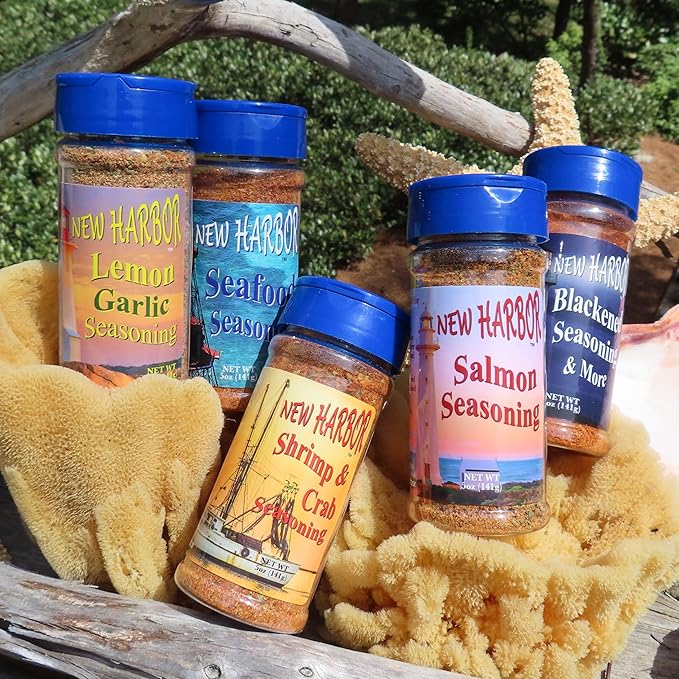 New Harbor Seasoning - Variety Pack | All Natural Seasoning | Perfect for Grilling and Gifting | Made in America |