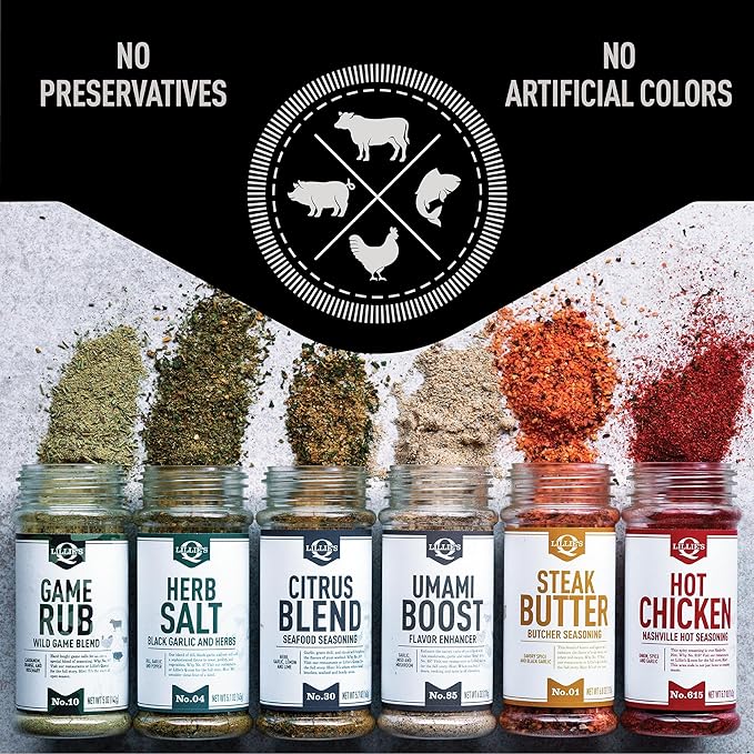 Lillie’s Q - Nashville Hot Chicken Seasoning, Fried Chicken Spice for Batter, Flavorful and Fiery Rub Perfect for Any Meat or Vegetable (5.7 oz)