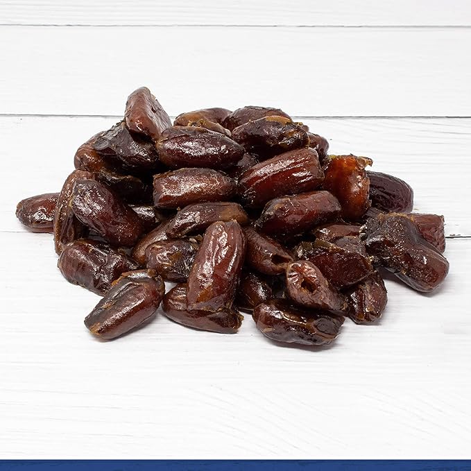 Traina Home Grown California Dried Pitted Dates - Healthy, No Added Sugar, Non GMO, Kosher Certified, Vegan, Packed in Resealable Pouch (2 lbs)