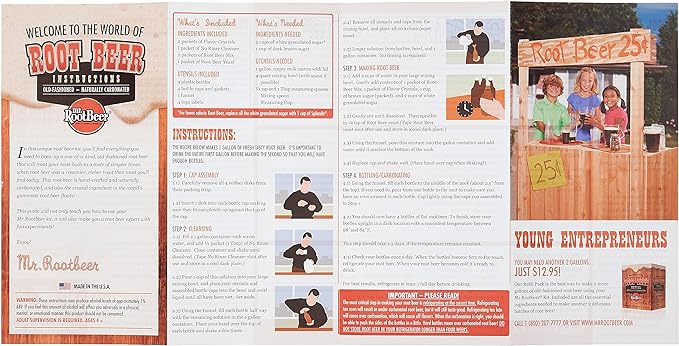 Mr. Root Beer Home Brewing Root Beer Kit