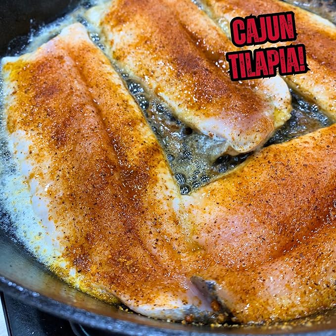 Gourmet Cajun Seasoning | No Artificial Flavors, No MSG added | Premium Cajun Rub for Chicken, Fish, Shrimp and Pork | Runnin Wild Foods, 6.7 ounces