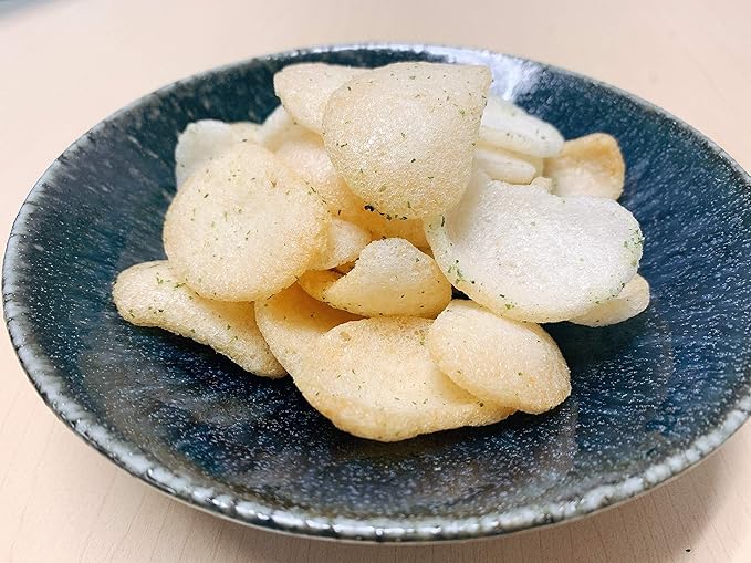 Genuine Wasabi Shrimp Chips(Pack of 3) - 2 oz- Japanese Snacks, Wasabi Powder, Japanese Chips, Prawn Crackers, Spicy Wasabi Flavor, School Snack, Light and Crispy - Kinjirushi Brand