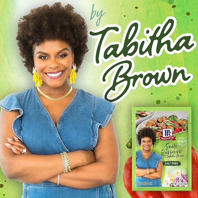 McCormick Sautì±?Business Seasoning Mix by Tabitha Brown, 1.25 oz (Pack of 12)