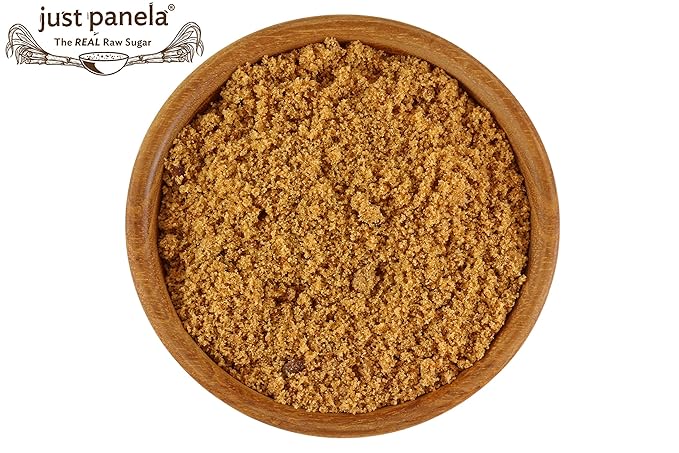 Just Panela Organic Unrefined Cane Sugar 1 Pound | 100% Unprocessed, Raw Sugar | Great for Baking, Cooking & Sweetening | Healthier Alternative to Regular Refined Sugar