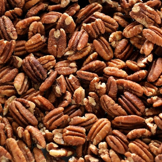 Sprouted Texas Native Pecan Halves, Family Recipe Crispy, Soaked and Dried with Sea Salt, bulk 5 Pound