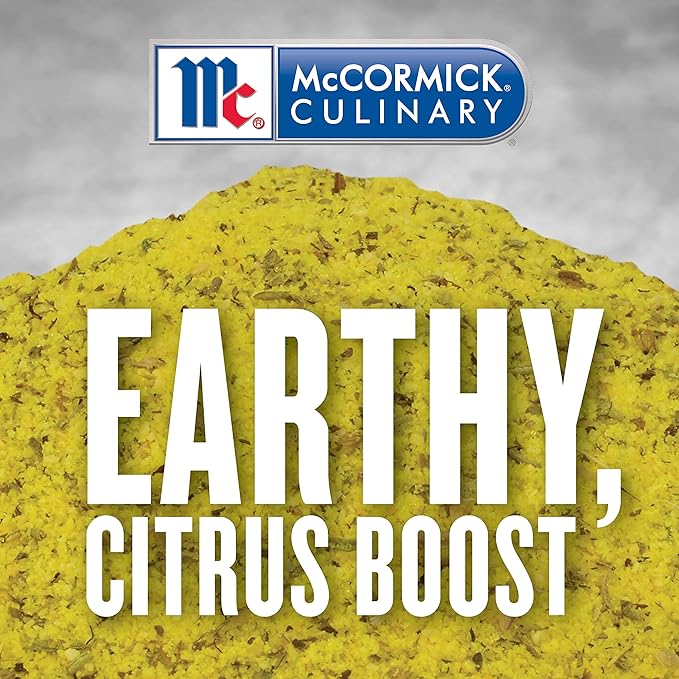 McCormick Culinary Lemon 'N Herb Seasoning, 24 oz - One 24 Ounce Container of Lemon Herb Seasoning with Citrus and Savory Flavors, Best with Vegetables, Seafood, Sauces and More