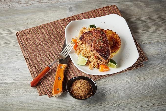 Wildlife Seasonings Mahi-Mahi Island Jerk ??Bold Caribbean-Inspired Grilling & Dry Rub for Seafood, Meat, & Vegetables ??Perfect Stuffing Seasoning & Spicy Blend to Add Tropical Flavor to Every Dish