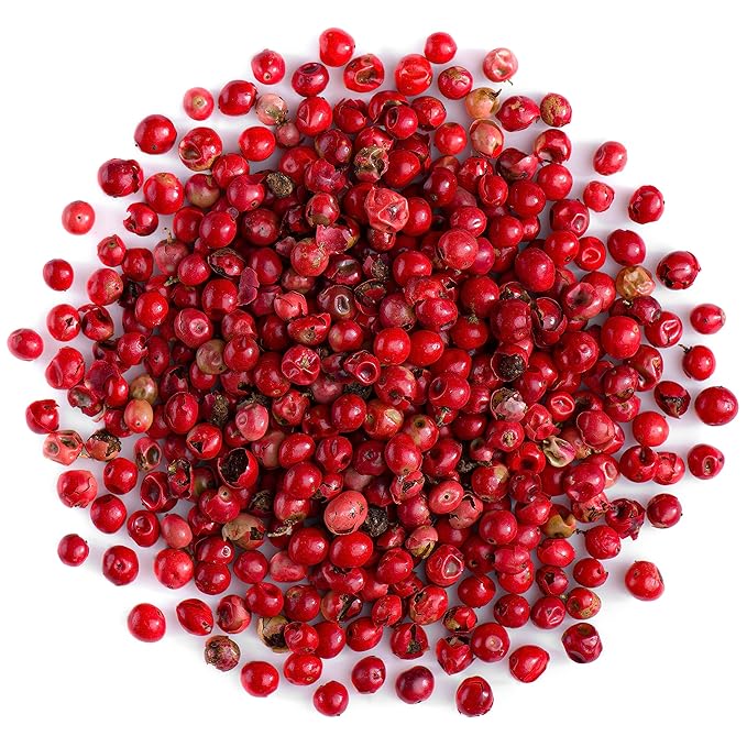 Pink Peppercorns For Grinder - Pink Pepper - Peppercorn - Peruvian Peppertree - Schinus Molle Pink Peppercorn Grinder Peruvian Pink Pepper Dried Peruvian Peppercorn Dried Pink Peppercorns