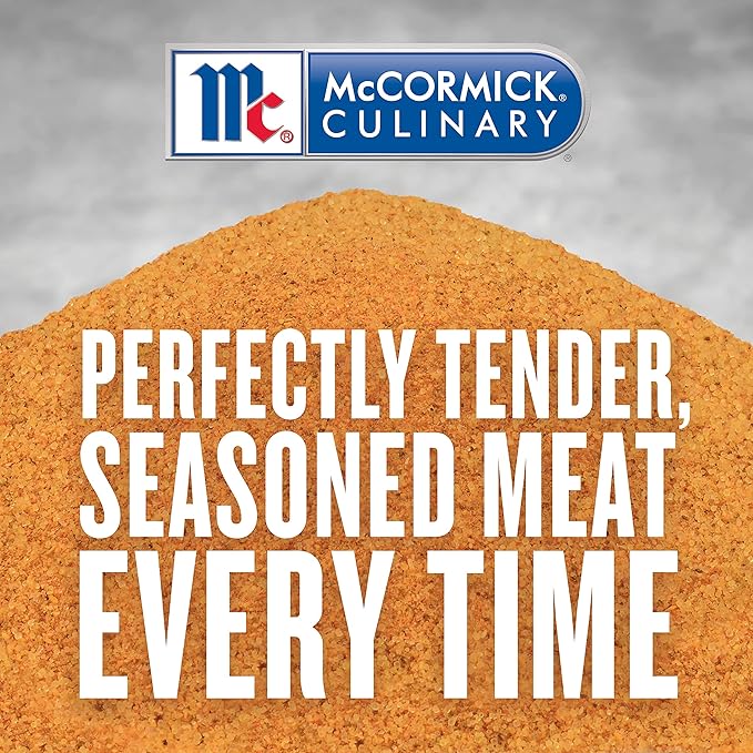 McCormick Culinary Seasoned Meat Tenderizer, 32 oz - One 32 Ounce Container of Meat Tenderizer Seasoning, Blended for Chefs to Create Flavorful Meat Dishes