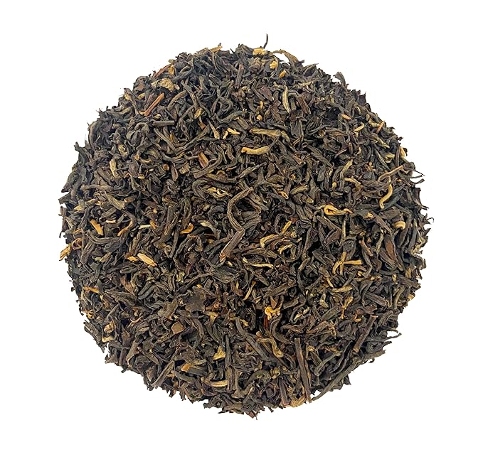 HOYNISE - USDA Organic Black Tea Loose Leaf - Yunnan Dianhong Black Tea - Organic Breakfast Tea - Zero Artificial Flavorings & Additives - High Mountain Grown, 100g/3.5oz