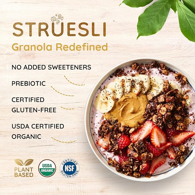 Struesli - Granola Redefined | No Sweeteners | No Grains | Keto Friendly | Paleo Friendly (Variety)
