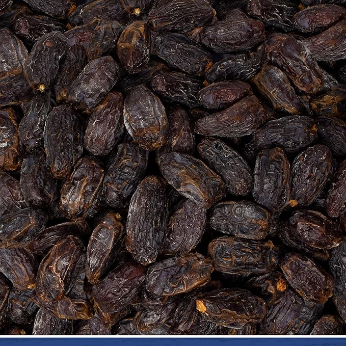 Traina Home Grown California Sun Dried California Medjool Dates - Healthy, No Added Sugar, Non GMO, Gluten Free, Kosher Certified, Vegan, Value Size (5 lbs)