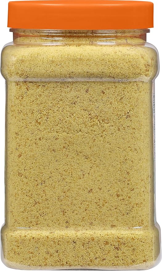 Rani Haldi Gur Shakkar (Turmeric with Indian Jaggery) Indian Unrefined Raw Cane Sugar 17.5oz (1.1lbs) 500g PET Jar ~ Gluten Friendly | Vegan | NON-GMO | Kosher | No Salt or fillers | Indian Product
