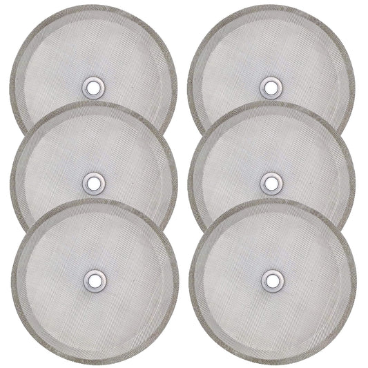 Ruilida 6pcs French Press Filter Screen - Universal 1000 ml, 34 Oz, 8 Cup Coffee Makers and Tea
