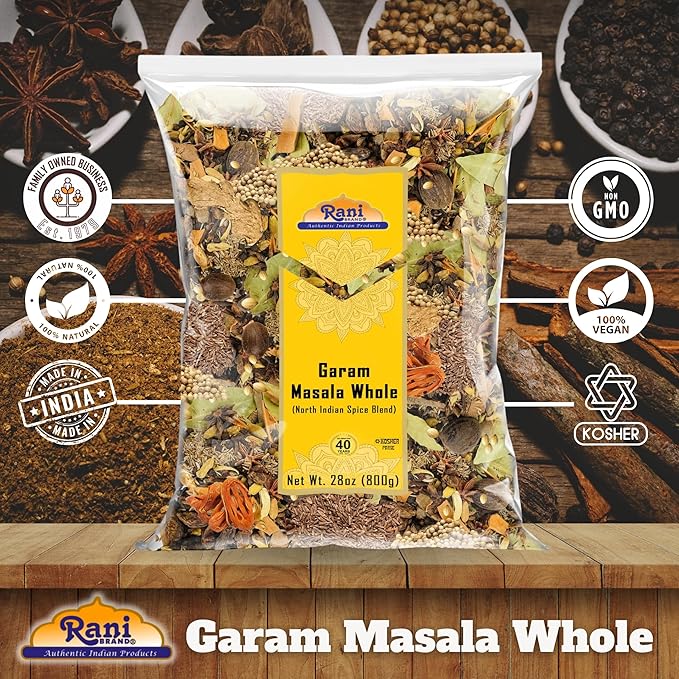 Rani Garam Masala Indian 11 Whole Spices Blend 28oz (800g) ~ All Natural, Salt-Free | Vegan | No Colors | Gluten Friendly | NON-GMO | Indian Origin